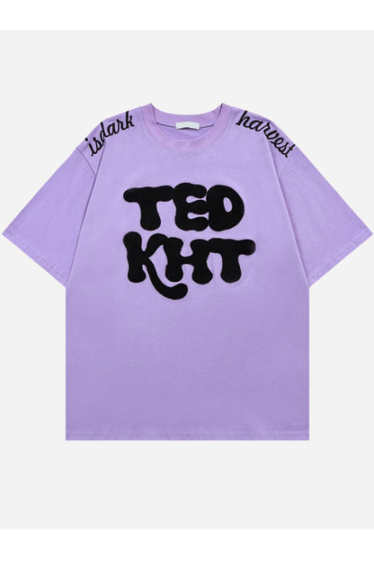 T-SHIRT MIT TEDKHT-DRUCK