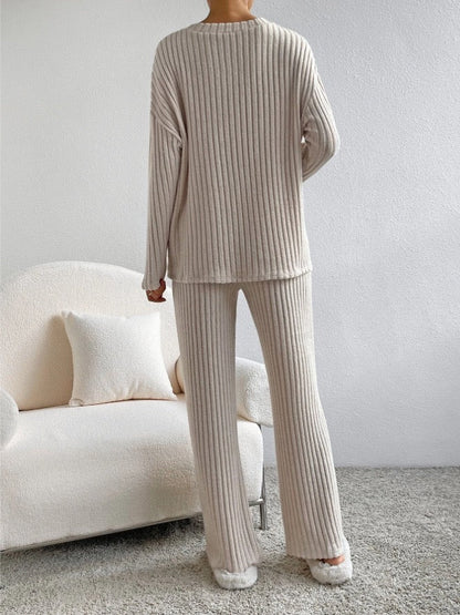 Cozy Chic Rippdstrick-Set