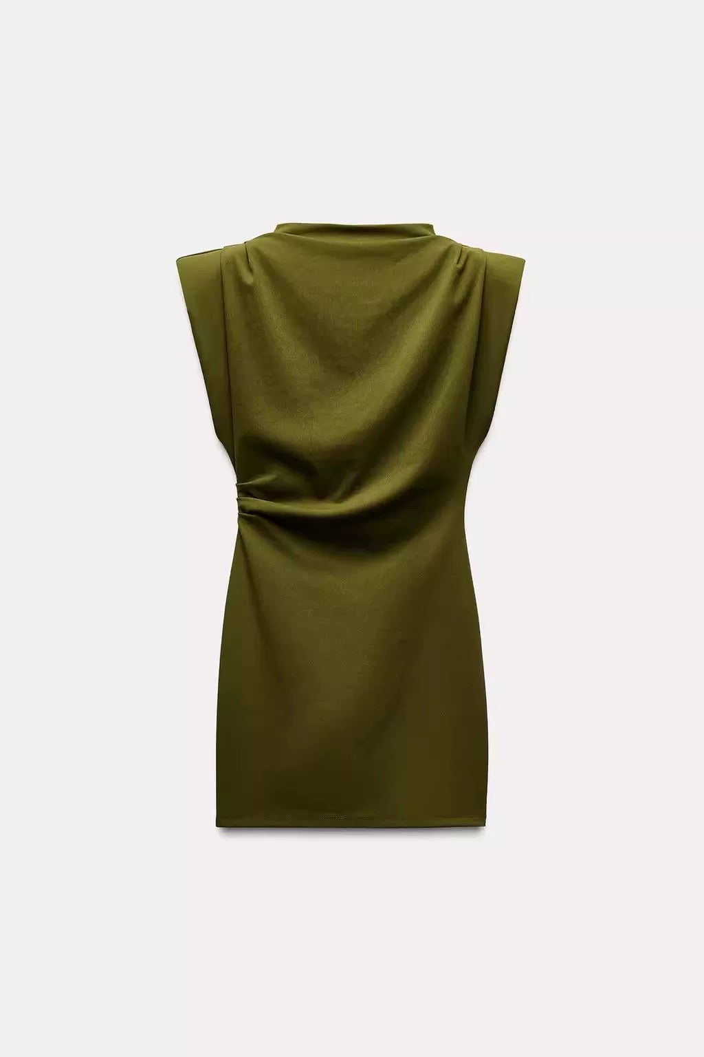 Eleganter Olive Kleid