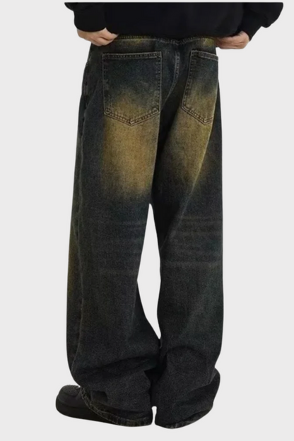 'HARAJAKU' GEWASCHENE BAGGY-JEANS