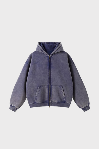 GRAFIK SCHWERGEWICHT ZIPPED HOODIE