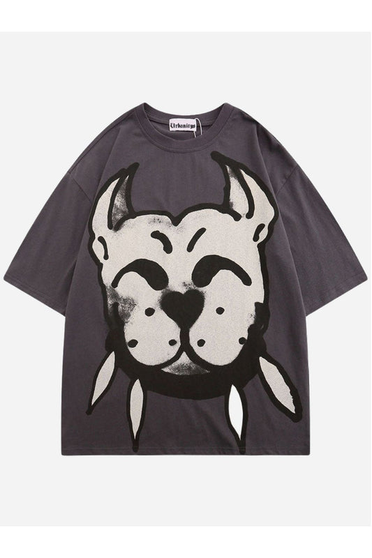 T-SHIRT MIT HUNDEDRUCK