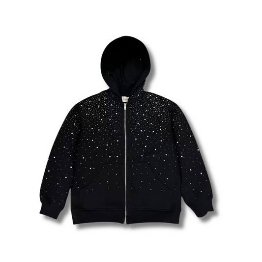 Crystal Zip Hoodie