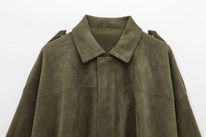 VIRALE WILDLEDER JACKE