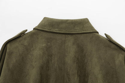 VIRALE WILDLEDER JACKE
