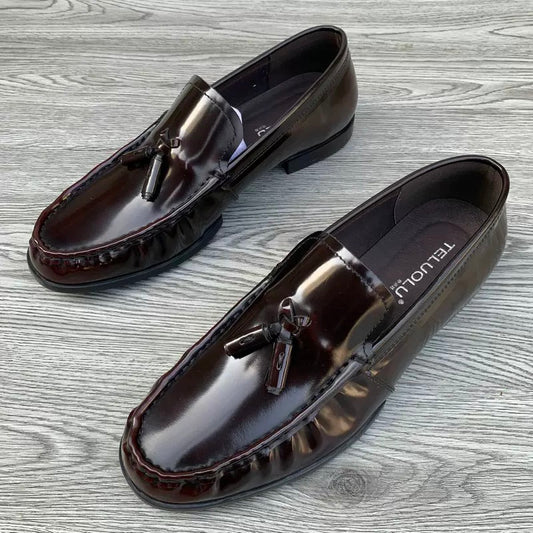 Elegante Leder Loafers